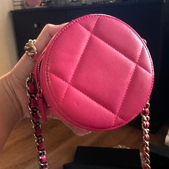 CHANEL PINK ROUND 19 - Picture 13 of 16